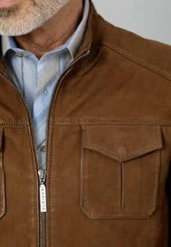 Lederjacke - Hellbraun -Babista De 089ff263d7274f6a84db190eecd192b7