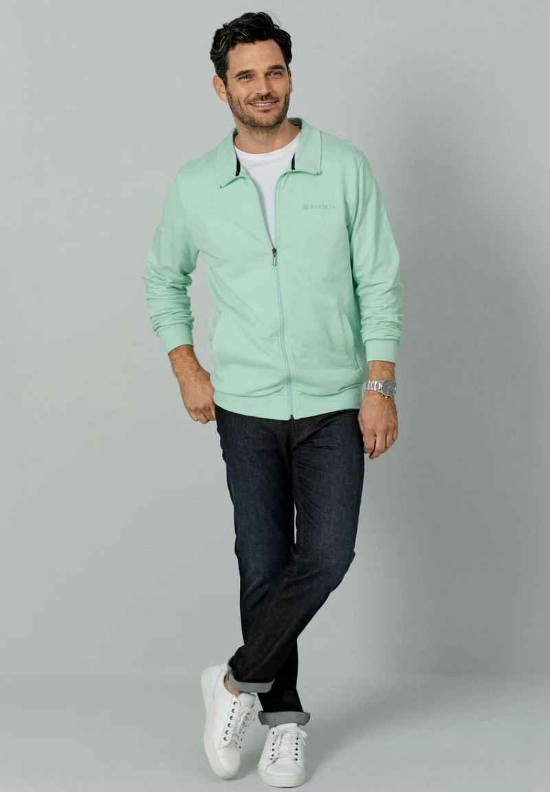 Sweatjacke - Mintgrün 2 Sweatjacke - Mintgrün – Bild 2