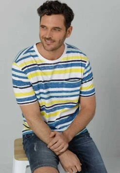 T-Shirt Print - Weiß Neongelb 11 T-Shirt Print - Weiß Neongelb -Babista De 14670e890510418f8f0c172b24bf925a