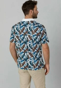 Poloshirt - Weiß Braun -Babista De 161d2b13568449d28397dbd1dd33be43