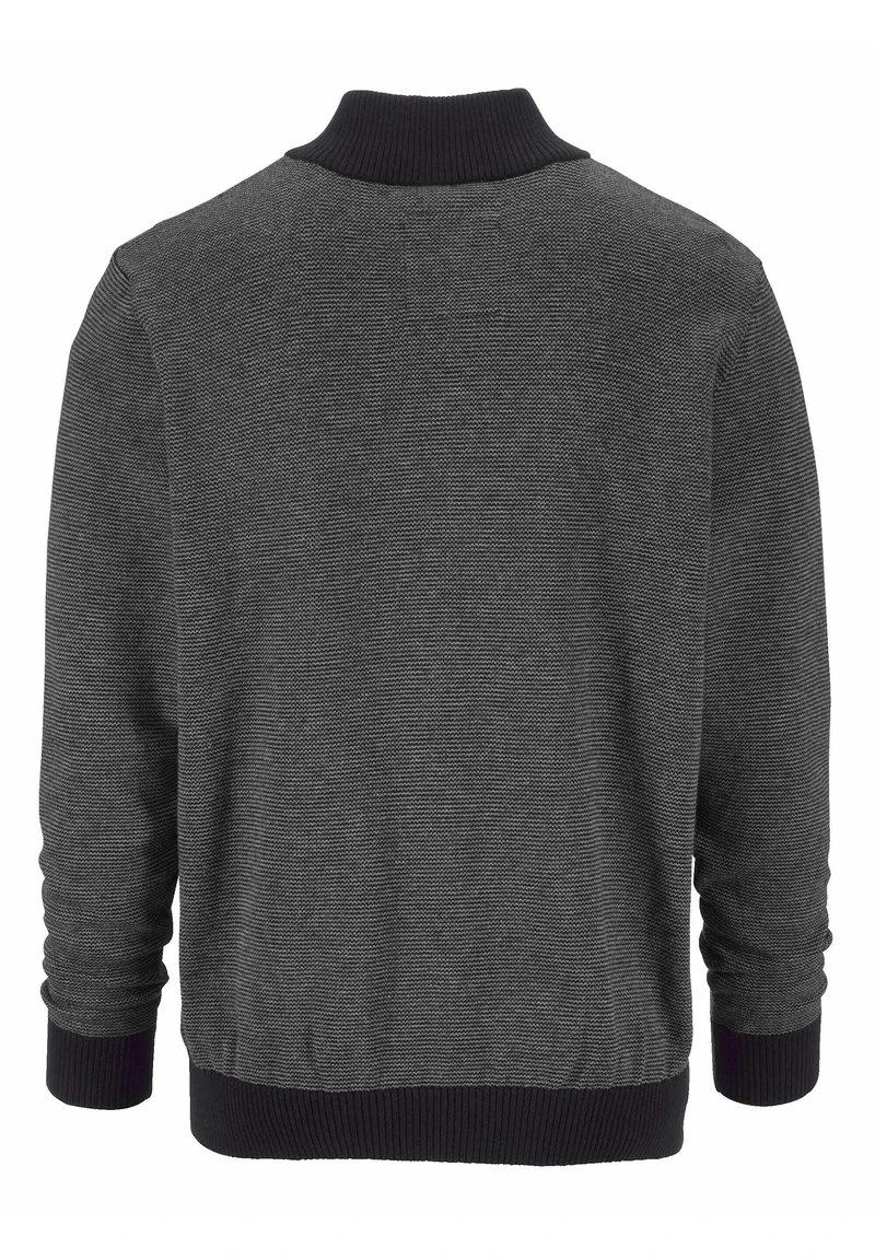 Strickjacke - Schwarz,grau 4 Strickjacke - Schwarz,grau – Bild 4