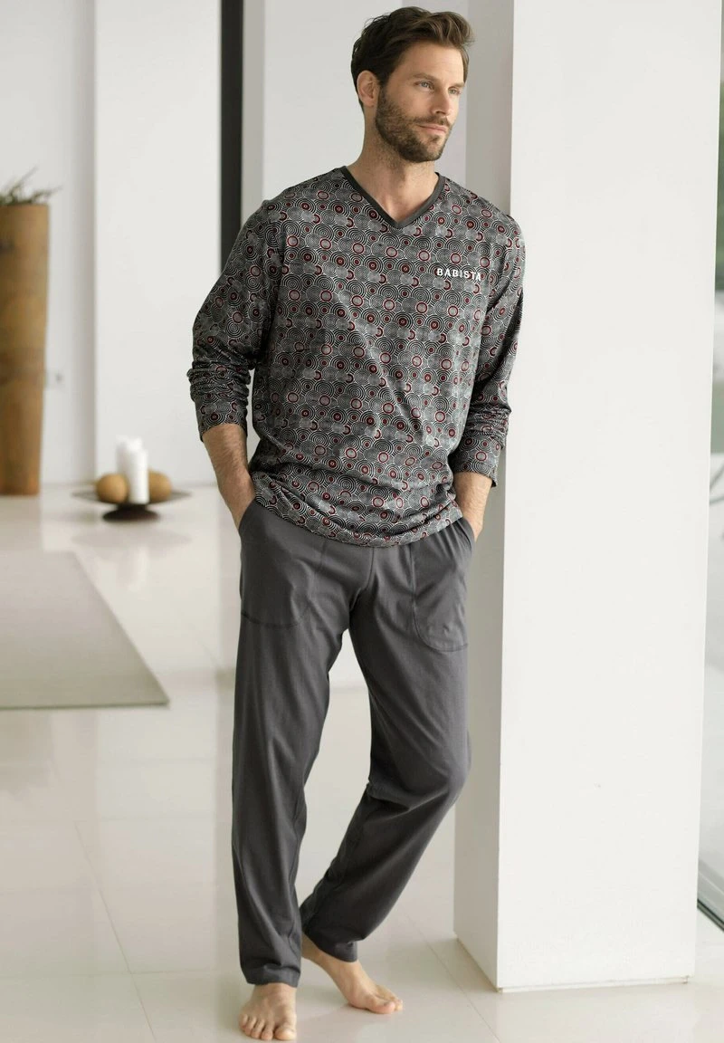 SET IM 2ER-PACK - Nachtwäsche Set - Grau 2 SET IM 2ER-PACK - Nachtwäsche Set - Grau – Bild 2