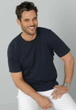 T-Shirt Basic - Marineblau -Babista De 3fd0683b43c5405faa91fc9d77364092