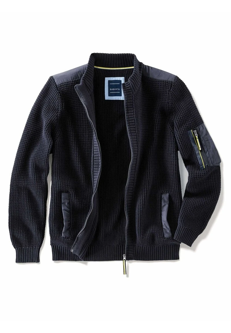 Strickjacke - Marineblau 5 Strickjacke - Marineblau – Bild 5