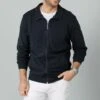 Sweatjacke - Marineblau