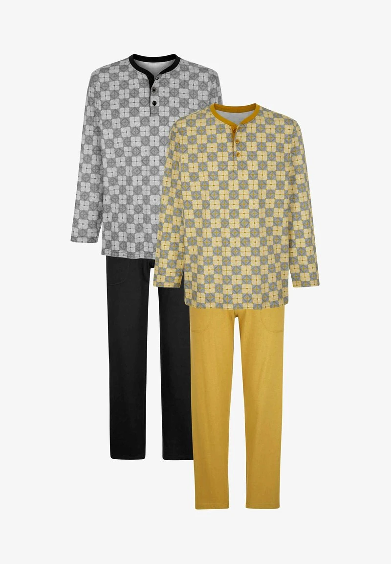 IM 2ER PACK - Nachtwäsche Set - Anthrazit 4 IM 2ER PACK - Nachtwäsche Set - Anthrazit – Bild 4