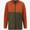 Fleecejacke - Terracotta/oliv
