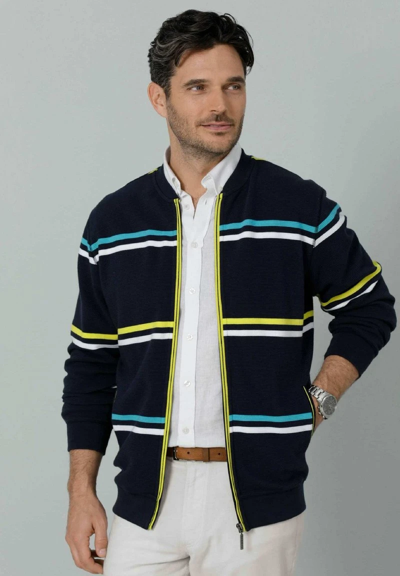 Strickjacke - Marineblau 1 Strickjacke - Marineblau