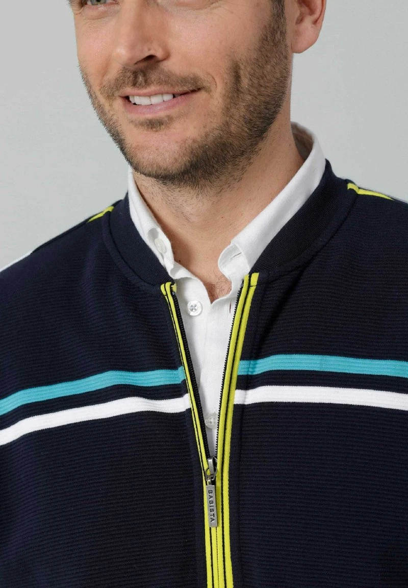 Strickjacke - Marineblau 4 Strickjacke - Marineblau – Bild 4