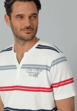 HENLEY - T-Shirt Print - Weiß/rot 9 HENLEY - T-Shirt Print - Weiß/rot -Babista De 7f87712254424c56a1117a8e49d610f4