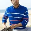 Strickpullover - Royalblau