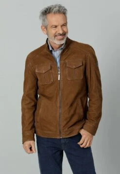 Lederjacke - Hellbraun -Babista De 89cda49af2d148be9a5280f73ac10a8c