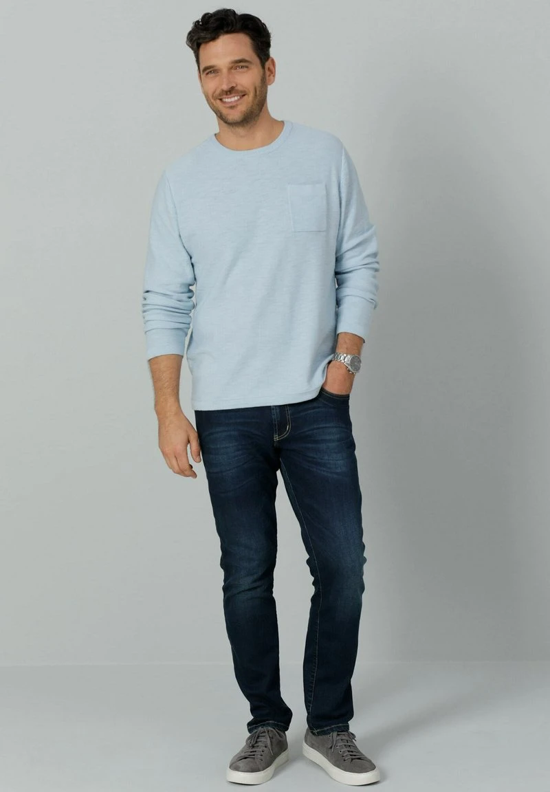 Strickpullover - Hellblau 2 Strickpullover - Hellblau – Bild 2