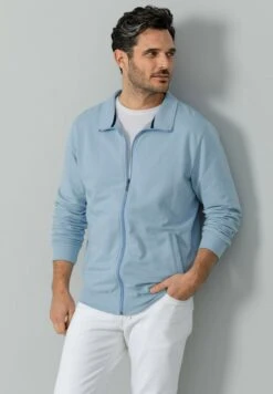 Sweatjacke - Hellblau -Babista De 8d0c2ca662cc46ffa2cc95a453de4814
