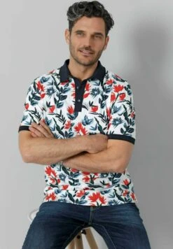 Poloshirt - Weiß Terracotta -Babista De 9d84ed8dbd644d29802b83b95e192d0d