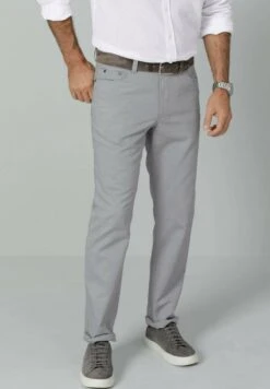 Stoffhose - Silberfarben