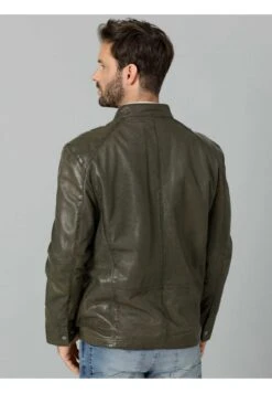 Lederjacke - Oliv -Babista De 9fcfd4bb120b4f3b82cfed690bcc478b