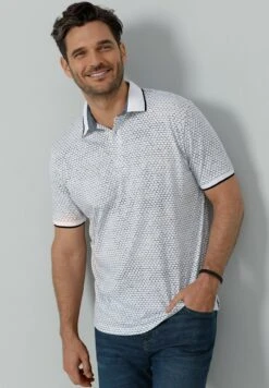 Poloshirt - Weiß/hellblau -Babista De a8e308e7d9a84b66984d1a3381a43bf7