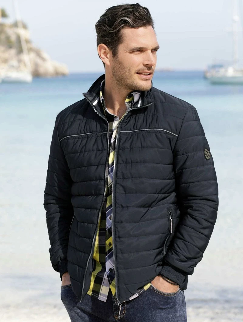 Übergangsjacke - Marineblau 2 Übergangsjacke - Marineblau – Bild 2