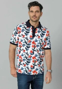 Poloshirt - Weiß Terracotta