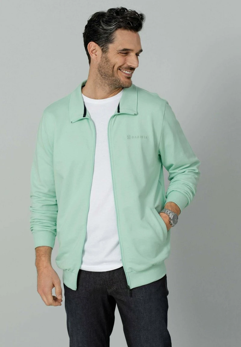 Sweatjacke - Mintgrün 1 Sweatjacke - Mintgrün