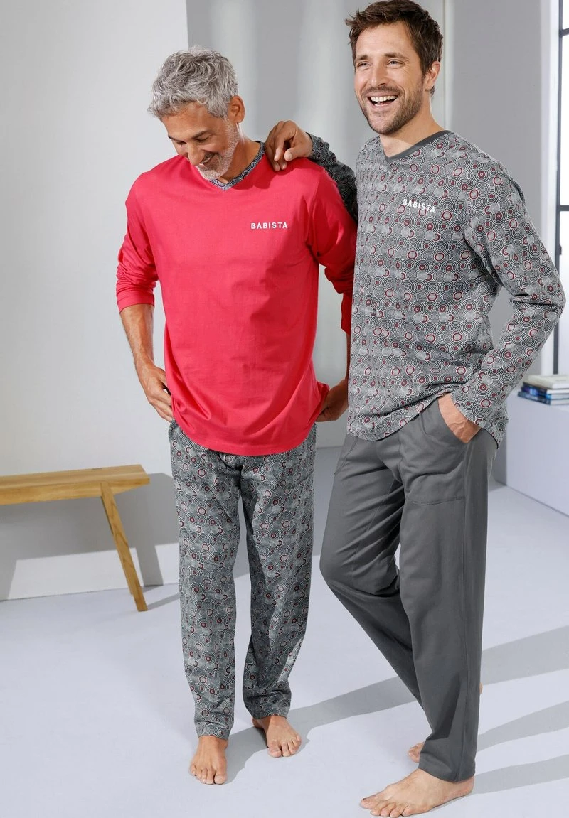 SET IM 2ER-PACK - Nachtwäsche Set - Grau 3 SET IM 2ER-PACK - Nachtwäsche Set - Grau – Bild 3