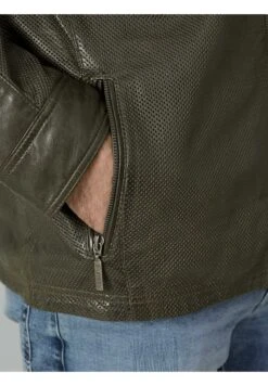 Lederjacke - Oliv -Babista De f400870680ca46c985139d86be5bf1f9