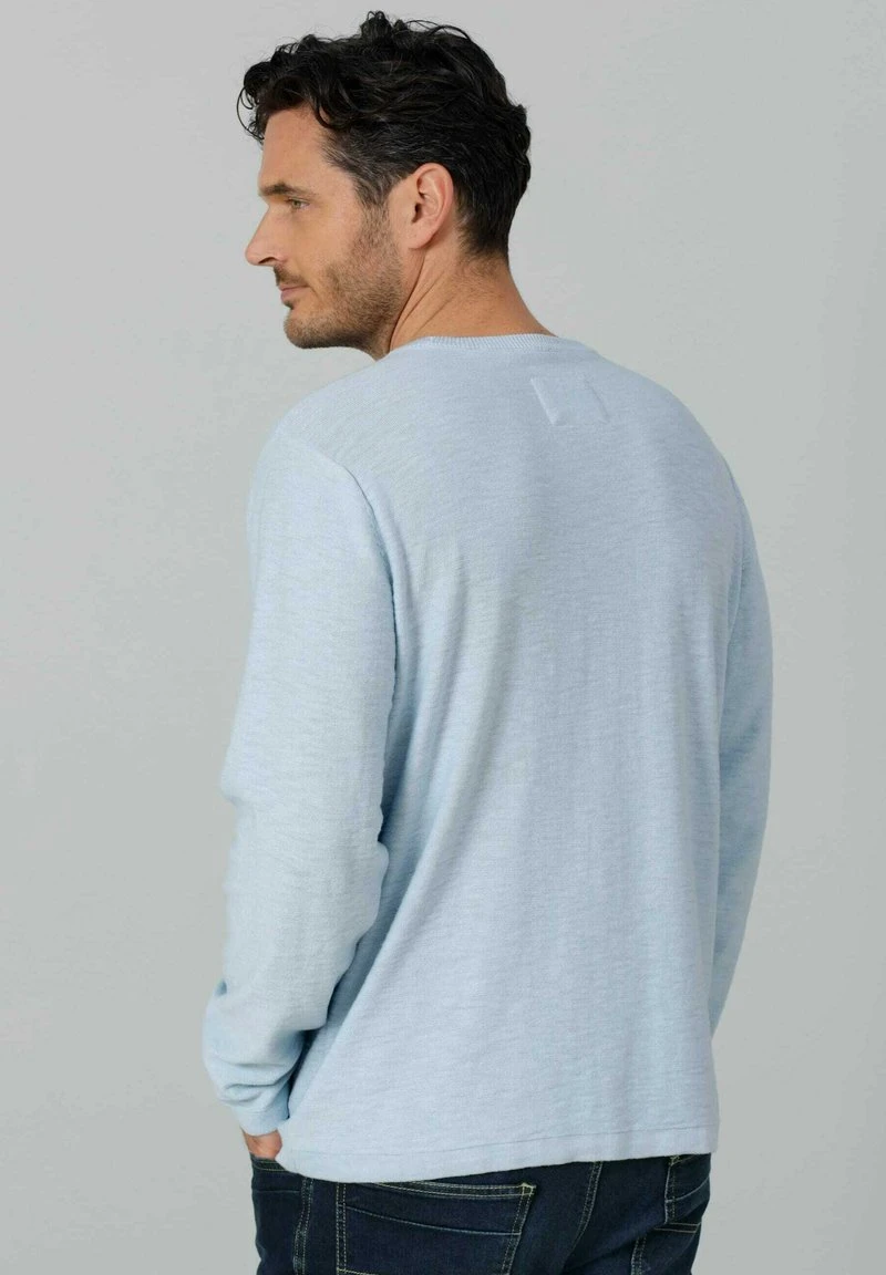 Strickpullover - Hellblau 3 Strickpullover - Hellblau – Bild 3