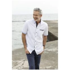 Kurzarmhemd FLOREVETTO -Babista De server 543